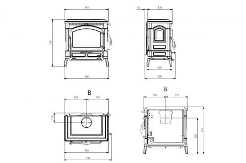 Preview: Kaminofen Isotta Evo von La Nordica
